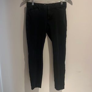 GAP Black Slim City Pants size 4